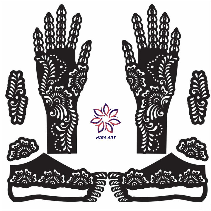 mehndi%20stickers,%20Bridal%20Mehndi%20Design%20Stencils%20Hand%20and%20Foot%20-%20Image%203