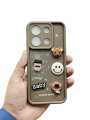 Redmi Note 13 (4G) Beatiful Puffer Case Down Jacket Soft Tpu Shockproof Protection Phone Case Mobile Cover. 