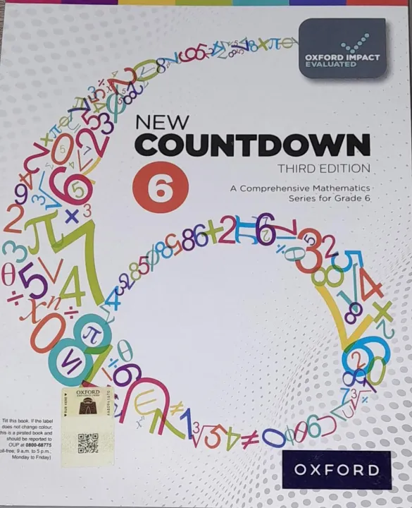 New Countdown 6 Oxford Third Edition A Comprehensive Mathematics series ...