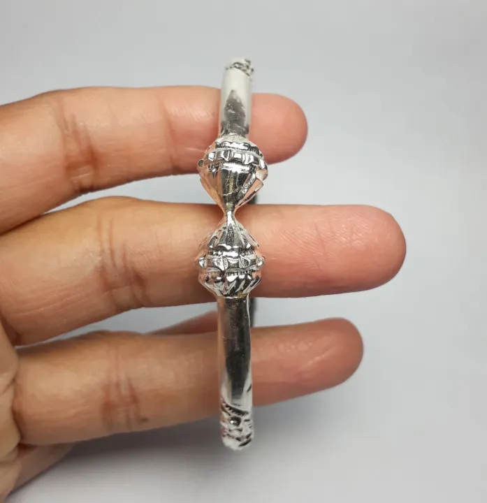 925%20sterling%20silver%20(Chandi)%20Kara,%20Hand%20Bangle%20for%20men%20and%20women%20engraved%20by%20Hajvery%20Gems%20Weight-15gram-for%20this%20product%20half%20payment%20must%20be%20advanced%20-%20Image%203