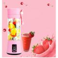 USB rechargeable fruit juicer, 6 blades 380ml juice blender machine, portable juicer machine. blander.. 
