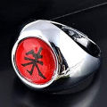 Wholesale Akatsuki Ninja Cosplay Accessories Adjustable Anime Ring Itachi Rings for Women Men. 