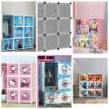 6/8 Cubes Wardrobe With Hanging & Storage Boxes, Cubic wardrobe, Hanging Clothes Cupboard Baby cupboard and Baby Hanging Wardrobe - 6/8 Cubes Kitty Storage Cabinet & Wardrobe for Kids with Hanging Rod. 