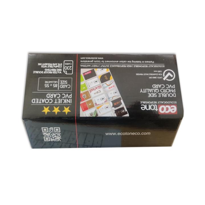 Double Sided Premium Quality PVC Cards - PVC Printing Cards (230 Cards) -  Blank Inkjet PVC ID Cards