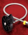Automatic Glass Cleaning Rinser, Faucet Glass Washer, Faucet Bottle Washer High Pressure 5 Hole Nozzle Automatic Glass Rinser with 80cm Hose for Kitchen EU 3/8 Thread Diameter 16mm(Black) ,Bar Sink Accessories. 