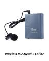 Wireless Headgear + Collar Microphone -  Lapel Mic (SH-600). 