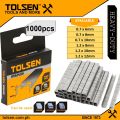 TOLSEN  3 Way Staple Gun Pins 1000pcs (1.2 x 12mm ) for  Wood, Plywood, Poshish. 