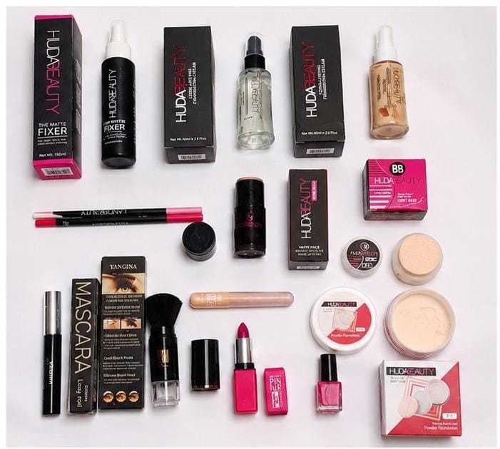 13 in 1 Makeup Kit for Girls & Women  Complete All-in-One Makeup Set with Foundation, Primer, Fixer, Lipstick, Mascara, Powder & Beauty Essentials