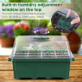 12-hole Seedling trays Efficient Germination box Grow starting starter Starter For gardening Flower grow box for Home. 