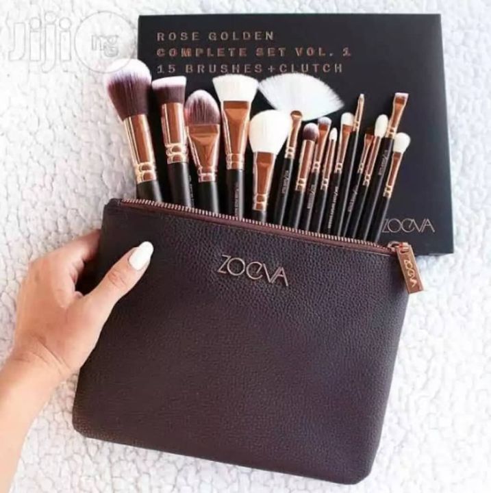 Professional%20Zoeva%2015%20Pieces%20Makeup%20Brushes%20With%20Beautiful%20Pouch-Makeup%20Tools%20-%20Image%202