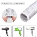 Bonnet Hooded Dryer Attachment for Deep Conditioning, Soft Bonnet Hood Hairdryer Attachment Cap with Headband for for Hair Styling & Hair Drying (Grey), Portable Hair Drying Salon Cap Bonnet Hood Hat Blow Dryer Attachment. 