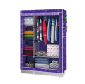 NT-105 Storage Wardrobe Foldable and Movable Cloth/Fabric Wardrobe Collapsible Cupboard. 