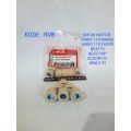 Roller set KVB/KZL Vario karbu, Beat Fi Vario Fi 1 set Of 6. 