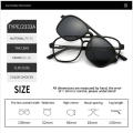 6 In 1 Female Night Vision Sport Male Goggles Clip Sunglasses Mirror Polarized Sun Glasses Magnetic Suction. 