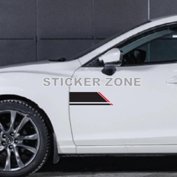 Side Fender Design Sticker For Car.