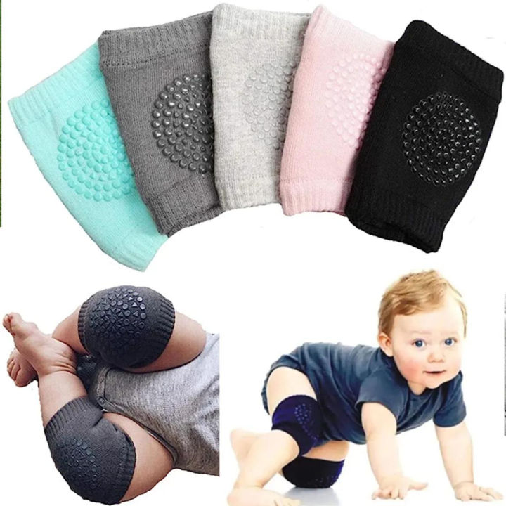 Baby Knee Pads 1Pairs of Anti-Slip Soft & Breathable Crawling Protectors for Maximum Safety and Comfort knee and elbow pads for kids