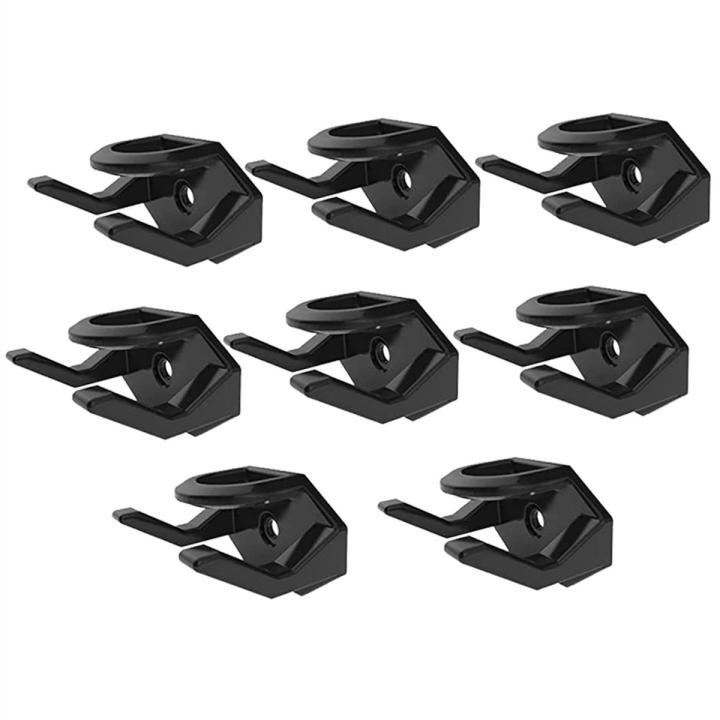 8Pcs Hat Hooks Hat Adhesive Hook for Wall Hat Rack for Baseball Cap Hat Display Hat Hangers for Wall Black