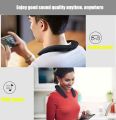 Sports Bluetooth Speakers, Neckband Wearable Wireless Speakers with Mic, Listen to Music, Quality 5D Sound, Hands-Free Phone Calls For Runing Cycling Driving Playing Game (BLACK). 