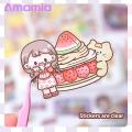Amamia Stationery Stickers Cute Girl Kids Hand Account Scrapbook Cartoon Graffiti Stickers. 
