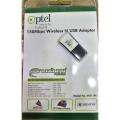Branded PTCL 150Mbps Wireless N USB Adapter- Originally known as Tenda W311M- For DVR, PC, Tv Receivers. 