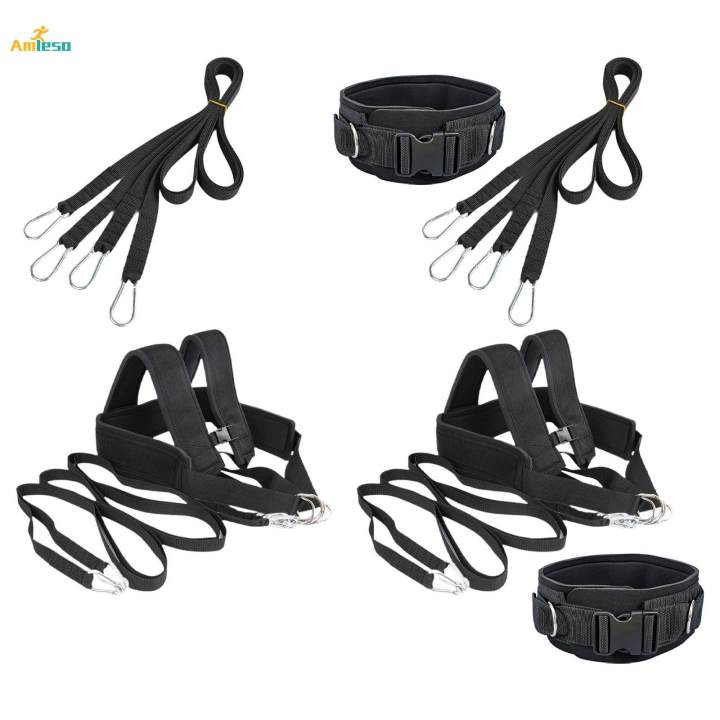 2Pcs%20Sled%20Pull%20Straps%20Equipment%20Agility%20Strength%20Training%20Versatile%20Weighted%20Sled%20Pulling%20Straps%20for%20-%20Image%204