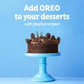 OREO White Enrobed Cookies With a White Chocolate Coating Vanilla Flavour Cream Filled  (287 g). 
