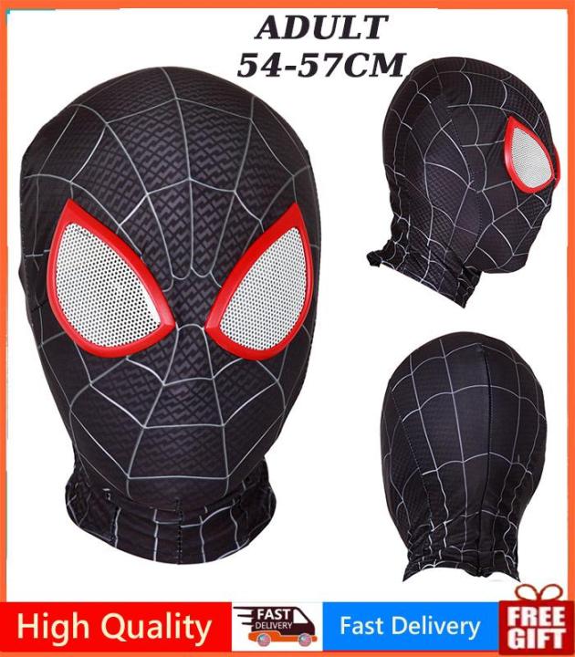 Avengers The Spider-Verse Spiderman Mask Little Black Spider Remy Iron Spiderman Hero Cosplay Miles Morales Clothing Mask