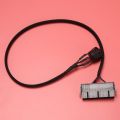 24-Pin Female ATX PSU PC Power Supply Tester Start Up Jumper Cable with ON/OFF Switch,50cm. 