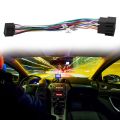 2pcs DVD Playe Radio Audio Car Android Head Unit Cable Connector ISO Cable Adapte Wiring Harness 16 Pin Plug. 