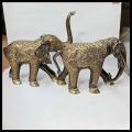 Pakistani Handmade and Hand Crafted Brass Elephant 20 Inch. 