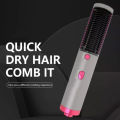 3-in-1 Multifunctional Hot Air Comb Styling Tool Hair Dryer Straight Hair Curler. 