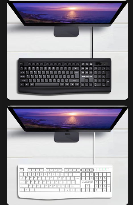 MONSTER%20Airmars%20KM1%20USB%20Wired%20Keyboard%20Concave%20Convex%20Key%20Cap%20Design%20-%20Black%20-%20Image%205