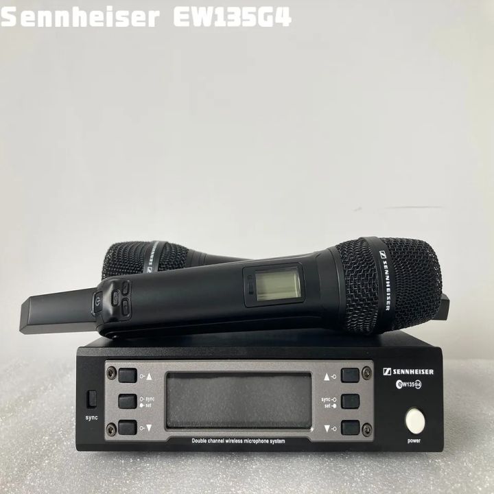 Sennheiser EW135G4 One To Two Wireless Microphone System Live Stage Singing Mic UHF Long Distance Professional Handheld Mic