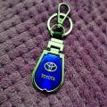 Pack of 2 Toyota Stylish Heavy Metal Luxury Keychains. 
