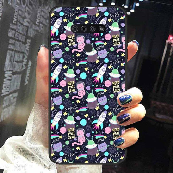 For LG K51 K51S Astronaut Cartoon Case Phone Cover Silicone Soft TPU Back Cover For LG K51 LGK51 Case Bumper For LG K 51 S Capas