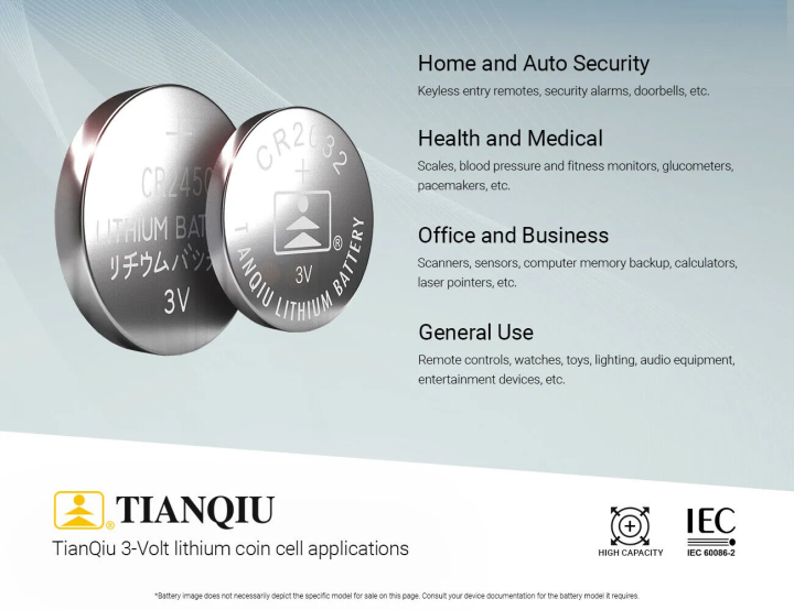 Glucometer%20Lithium%20Battery%20Cell%20CR2032%20(Pack%20of%205)%20-%20Image%205