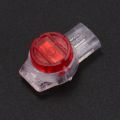 55 Pieces Gel Splice UR Connector 3 Port Wire Connectors Red+Clear. 