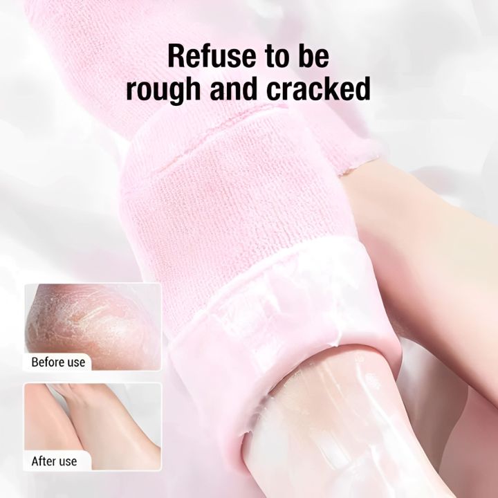 Moisturizing%20Gel%20Socks%20Feet%20Care%20Gel%20Spa%20Socks%20Foot%20Moisturizer%20Silicone%20Socks%20Non%20Slip%20Heel%20Socks%20for%20Dry%20Cracked%20Feet%20Overnight%20Lotion%20Socks%20for%20Women%20Men%20Softening%20Feet%20Rough%20Skin%20-%20Image%207