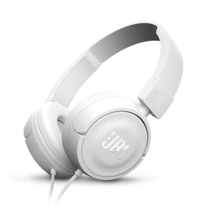 JBL T450 On-Ear Wired Headphone (White)