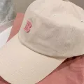 New Letter B Cotton Baseball Cap For Men Women Solid Color Ponytail Curved Brim Sun Hats Unisex Hip Hop Snapback Dad Trucker Hat. 