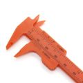 Mini 80mm Vernier Caliper Sliding Micrometer Double Scale PlasticRuler Gauge Student Calipers Size Measuring Tools. 