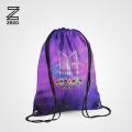 Black Drawstring Bag Digitally printed on Cloth For (Boys & girls)  By Zezo. 