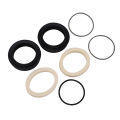 Mountain Bike Fork Oil Seal, Standard Size Fork Oil Seal Set Stable Structure for 36mm Inner Tube. 