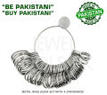 Metal Ring Sizer Sizing Guage Gauge Finger Size Measure Measuring Set 4 Standards Jewelry Jewellery Tool US JP EUR HK. 