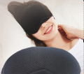 Sleeping Eyeshade Double Side Emulation Silk Eye Mask Adjustable Single Strap Unisex Travel Relax Blindfold. 