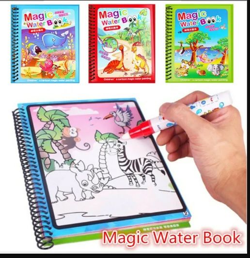 Magic Water Book Painting Drawing Coloring Book Doodle Magic