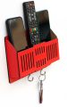 Multi Purpose Wall Mounted Remote Control Stand, Mobile Holder, Key Chain Hanging Stand. 