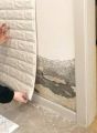 wallpaper fomic sheet / bed room wall paper brick sheet / self adhesive wall paper sheets / 3D Brick Wall Sticker Self-Adhesive Foam Wallpaper Panels / 3d wallpaper / self adhesive wall paper / wall panel for room. 