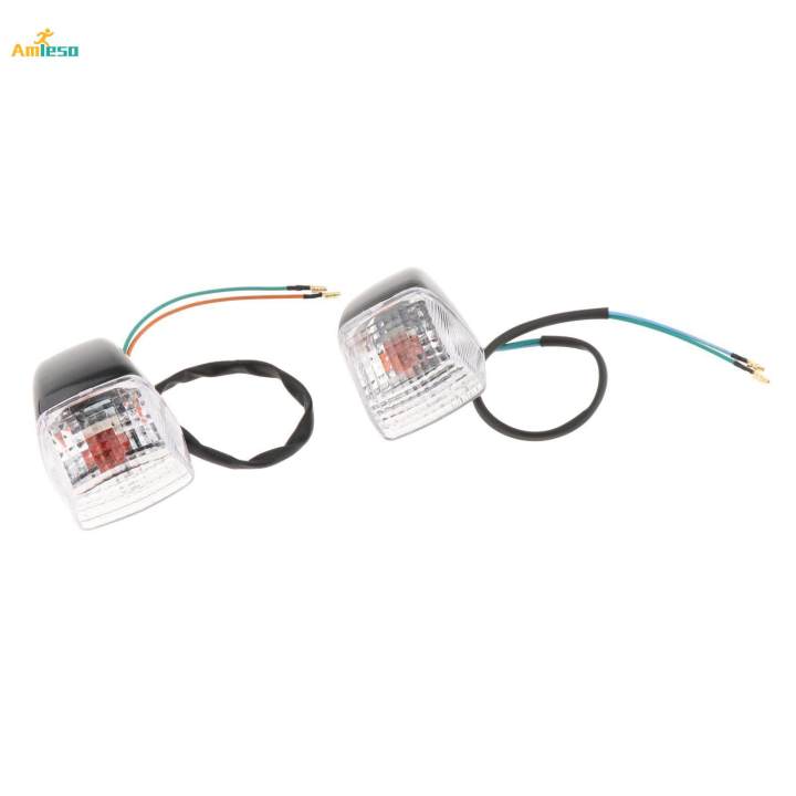 LED Turn Signal Lights Indicator Lamp for Honda CBR250Rr MC22/CBR400Rr NC29 - Transparent