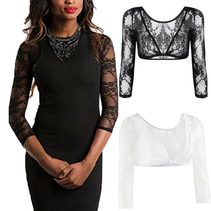 Long sleeve lace undershirt best sale